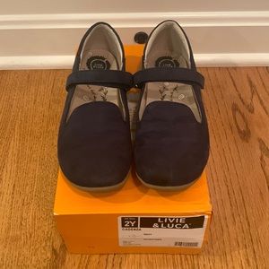Livie & Luca Cadenza Navy Girls Shoe